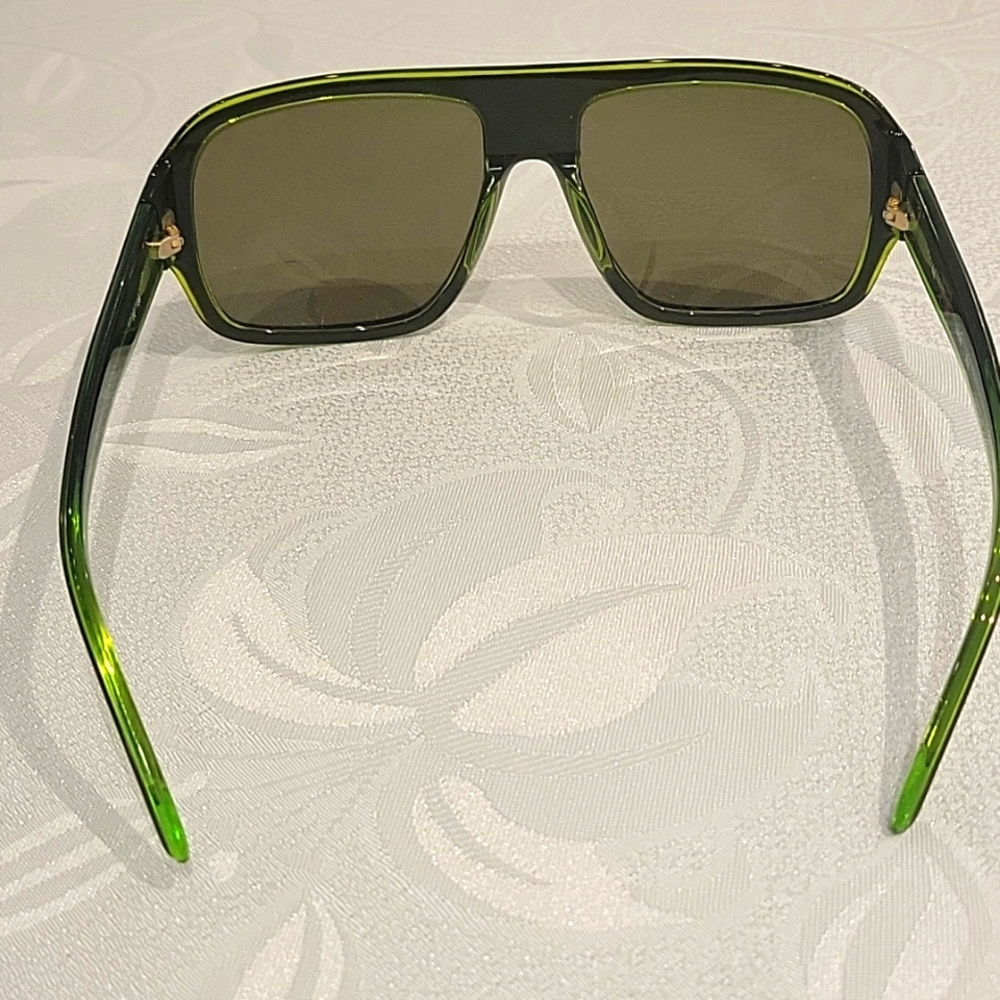 Lacoste Green and Brown Sunglasses - Picture 3 of 6